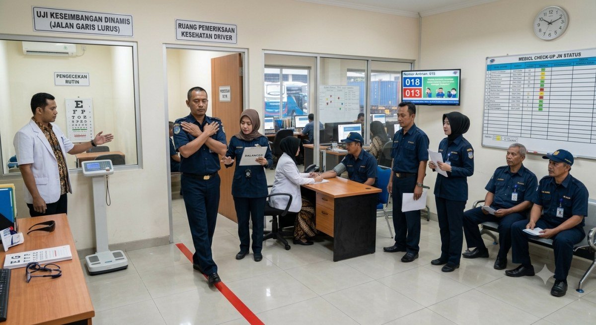 Pemeriksaan Kesehatan & Keseimbangan Driver