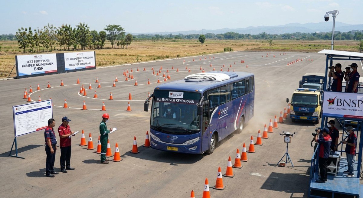 Uji Manuver Pengemudi BNSP